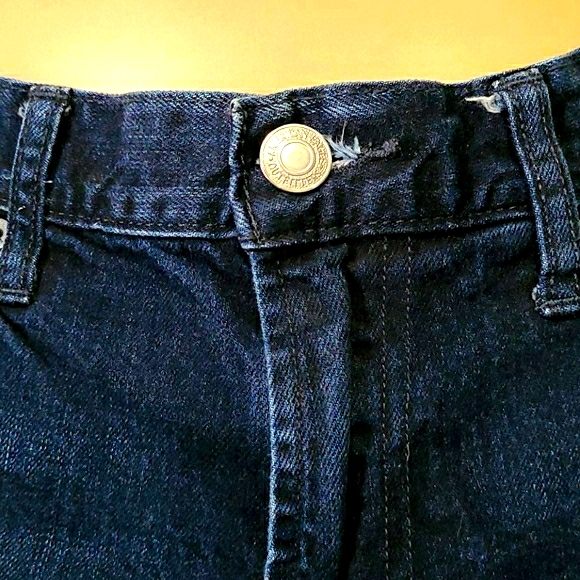 American Eagle Dark Wash Slim & Straight Jeans 34 - Picture 6 of 16